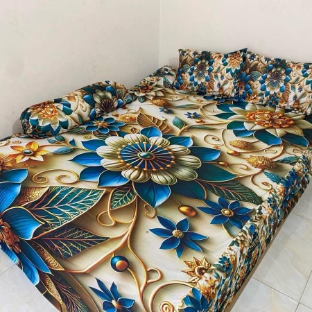 3D Bedsheet premium quality | BS102