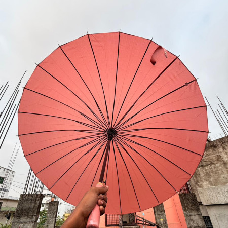 24-shik China Umbrella (Light reddish-pink)